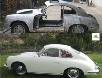 Aynı araç olduğuna kimse inanmıyor! Hurda Porsche'nin son hali şaşkına çevirdi