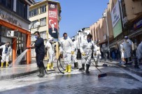 İSTİKLAL CADDESİ - Biga Belediyesi'nden Dezenfekte Seferberliği