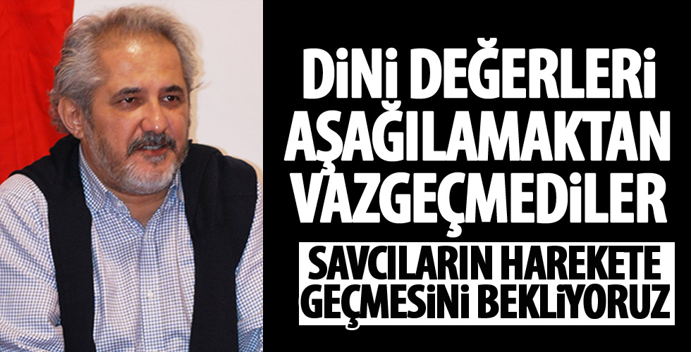 Dini değerleri böyle aşağıladı!