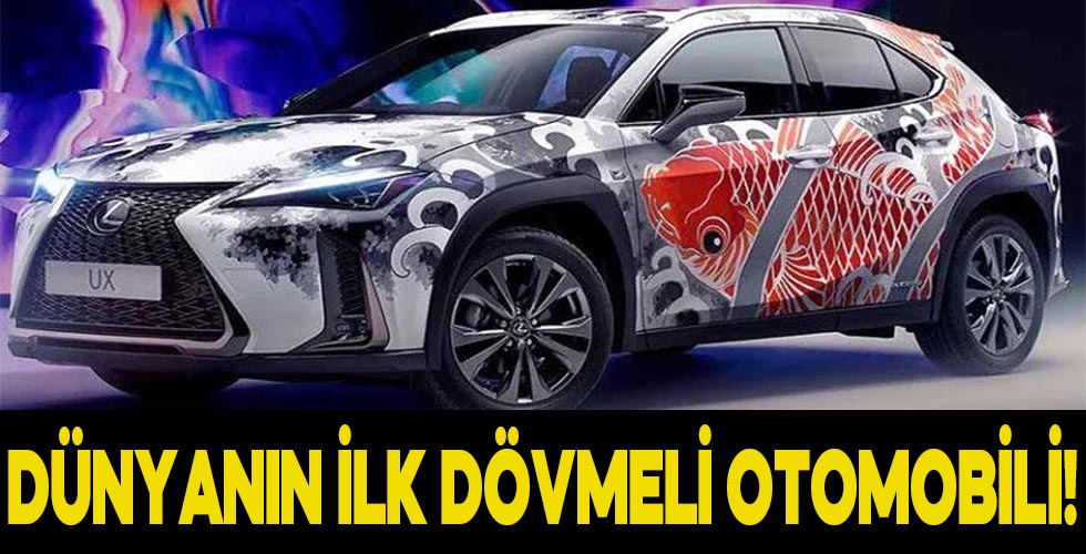 Dünyada bir ilk; Dövmeli otomobil