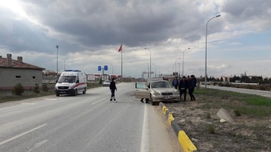 Eskişehir'de Trafik Kazası Açıklaması 1 Yaralı
