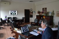 MİLLİ EĞİTİM MÜDÜRÜ - İlçe Müdürleri İle Telekonferansla Toplantı