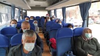 UMRE - Karantinadaki Umrecilerin Otobüslerle Yuvalarına Dönüş Yolculuğu Başladı