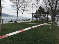 ÜSKÜDAR BELEDİYESİ - Korona Virüs Yasağına Uymayan Balıkçılar İçin Şeritli Önlem