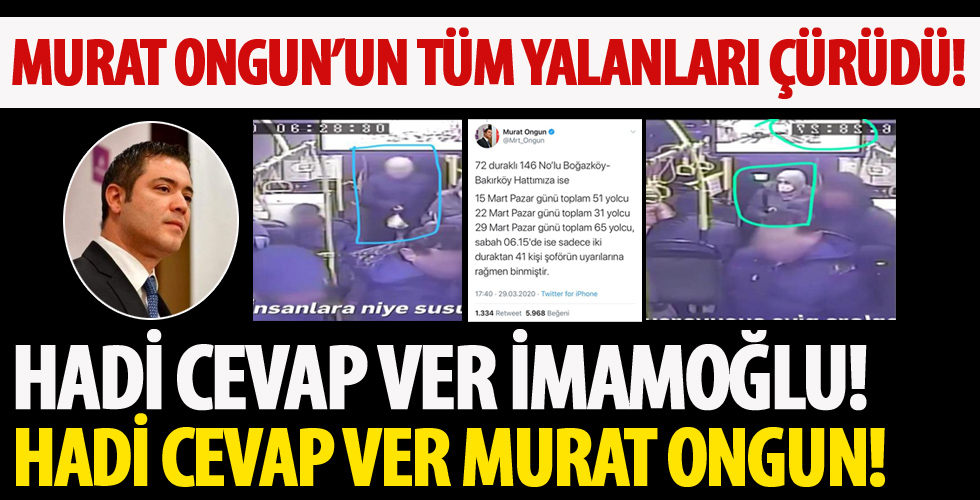 Murat Ongun’un yalanları bir bir ortaya çıkıyor