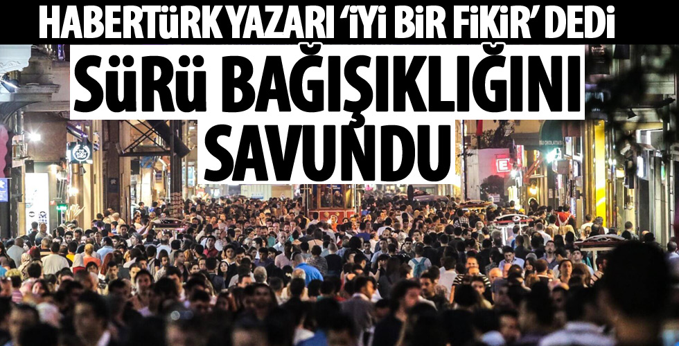 O yazar sürü bağışıklığını savundu!