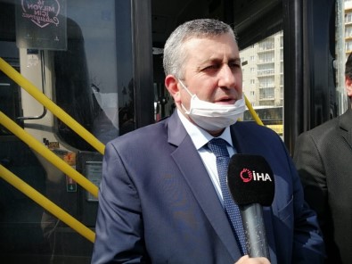 (Özel) İstanbul'da Özel Halk Otobüslerinde Korona Virüs Önlemi