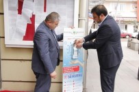 BELEDİYE BAŞKAN YARDIMCISI - Sungurlu'da Caddelere Dezenfektan Yerleştirildi
