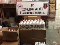 Zonguldak'ta 768 Adet 1 Litrelik Sahte Dezenfektan Ele Geçirildi