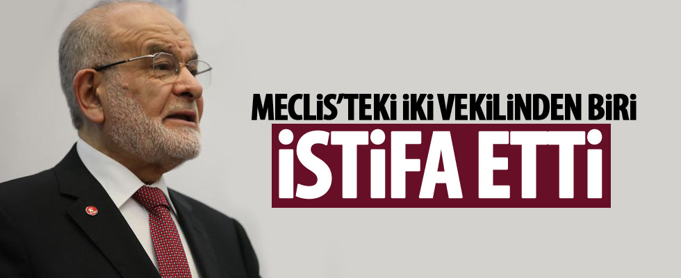 Saadet Partisi'nde istifa!