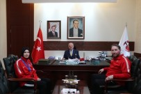 Vali Çakacak, Milli Sporcu Turhan'ı Kabul Etti