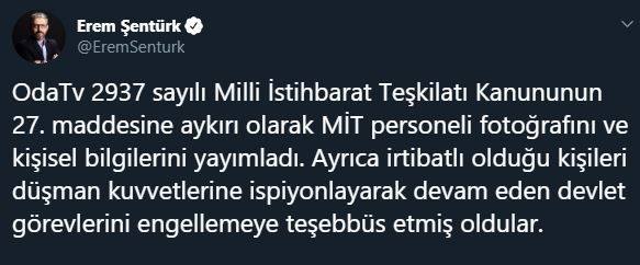 Odatv'den skandal MİT haberi! Terkoğlu gözaltında