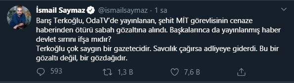 Odatv'den skandal MİT haberi! Terkoğlu gözaltında