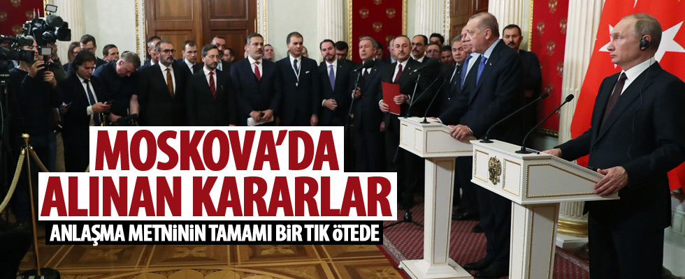 İşte mutabakata varılan konular!