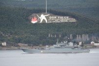 Rus Savaş Gemisi Çanakkale Boğazı'ndan Geçti