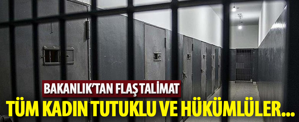 Adalet Bakanlığı talimat verdi! 8 Mart'ta....