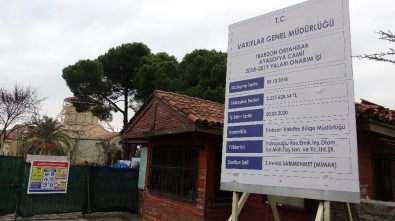 Ayasofya Camisi'nde Restorasyon Çalışmaları Sürüyor