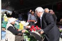 Başkan Akkaya'dan Kadınlara Karanfil