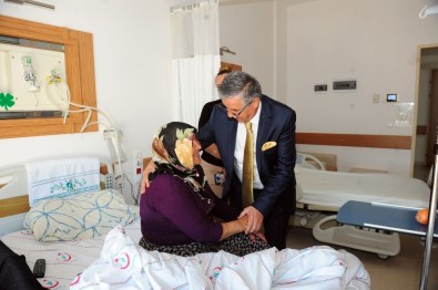 Başkan Topaloğlu'dan Hastalara Geçmiş Olsun Ziyareti