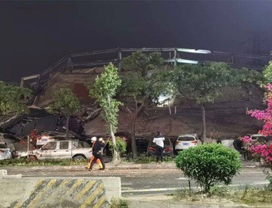 Çin'de koronavirüs hastalarının kaldığı karantina oteli çöktü!