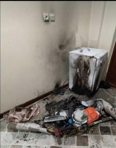 Diyarbakır'da Yangın Mağdur Etti