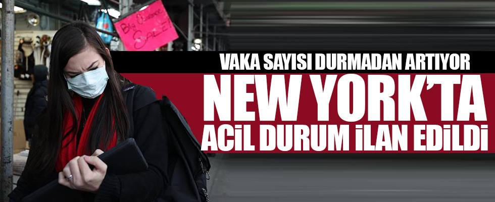 New York'ta Kovid-19 nedeniyle 'acil durum' ilan edildi