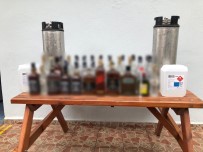 Tekirdağ'da 595 Litre Kaçak İçki Ele Geçirildi