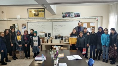 Urganlı 23 Nisan Ortaokulunun Kütüphanesi MABEM'le Zenginleşti
