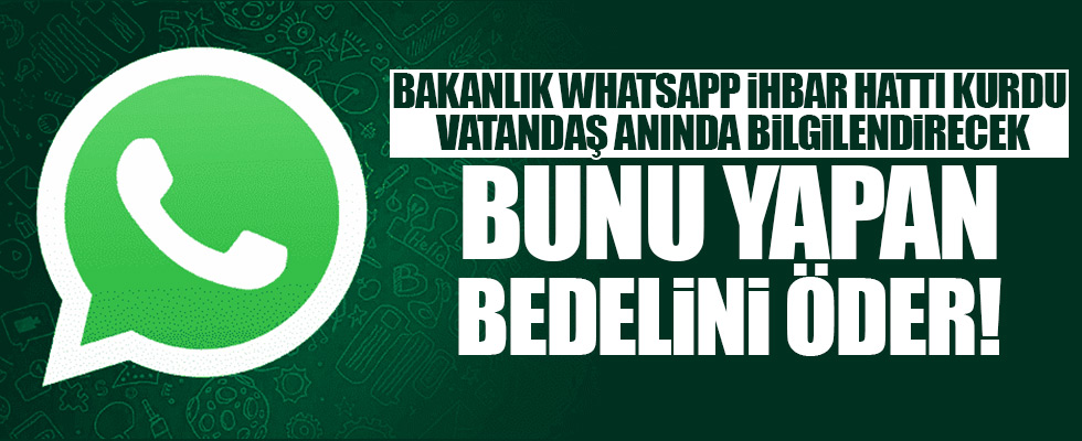 Gıda güvenliği için WhatsApp hattı