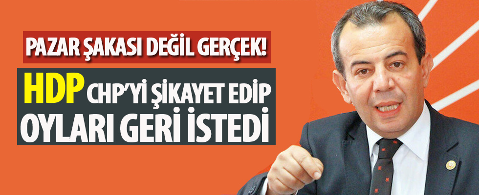 HDP CHP'yi savcılığa şikayet edip oyları geri istedi