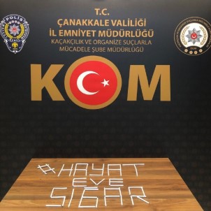 Çanakkale'de Kaçak Sigara Operasyonu