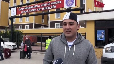 Kocaeli'de Karantina Süreleri Dolanlar Yurtlardan Ayrılıyor