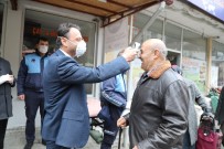 Maçka Belediye Başkanı Koçhan'dan Ateş Ölçer Ve Maskeli Pazar Denetimi Haberi