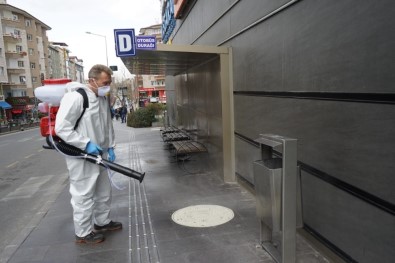 Nevşehir'de Dezenfekte Çalışmaları Sürüyor