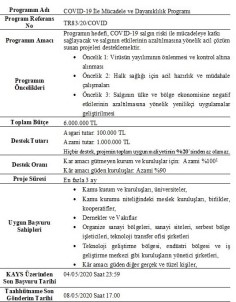 OKA'dan Kovid-19 İle Mücadele Ve Dayanıklılık Programı