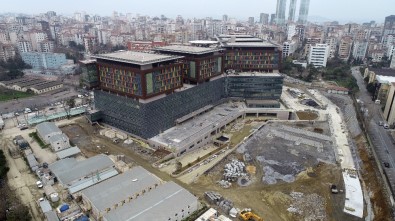 (Özel) İnşaatında Sona Gelinen Göztepe Şehir Hastanesi Havadan Görüntülendi
