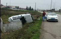 DİREKSİYON - Samsun'da Otomobil Takla Attı Açıklaması 1 Yaralı
