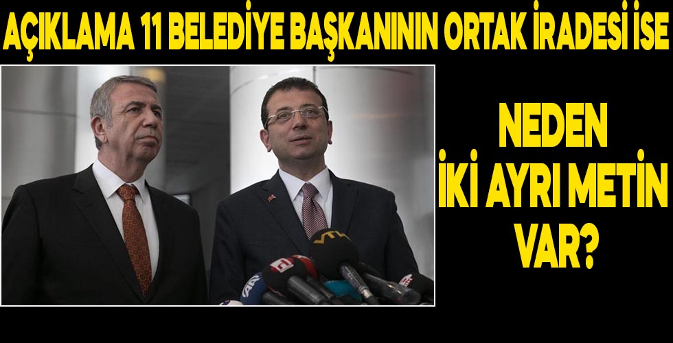 Talat Atilla, İmamoğlu ve Yavaş'ın imzaladığı metinlerin farklı olduğunu ortaya çıkardı.