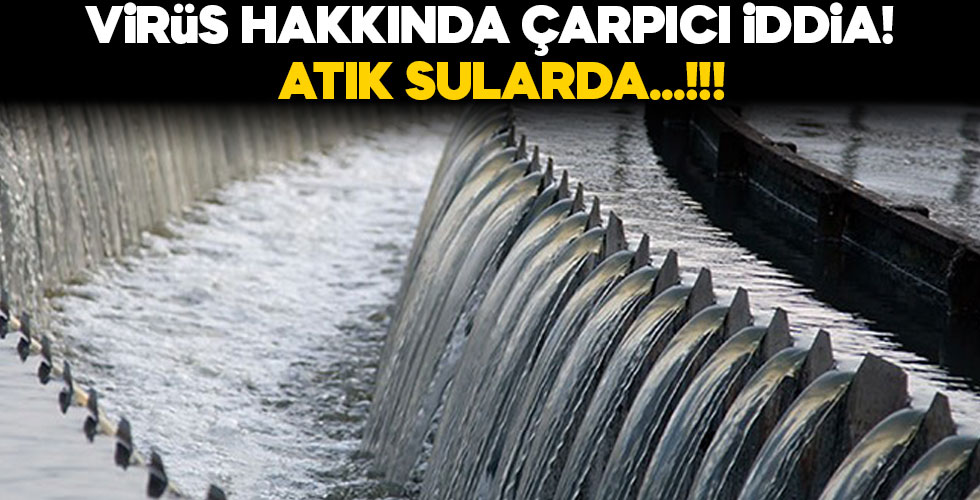 Virüs hakkında çarpıcı iddia! Atık sularda...!!!