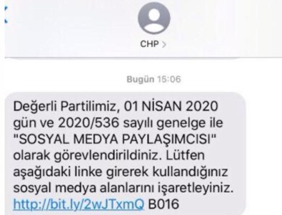 CHP gönüllü trollüğe geçti! Skandal mesaj!