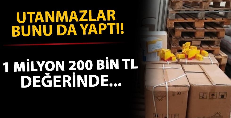 Tıbbi malzemeleri kaçırmak üzereyken yakalandılar!