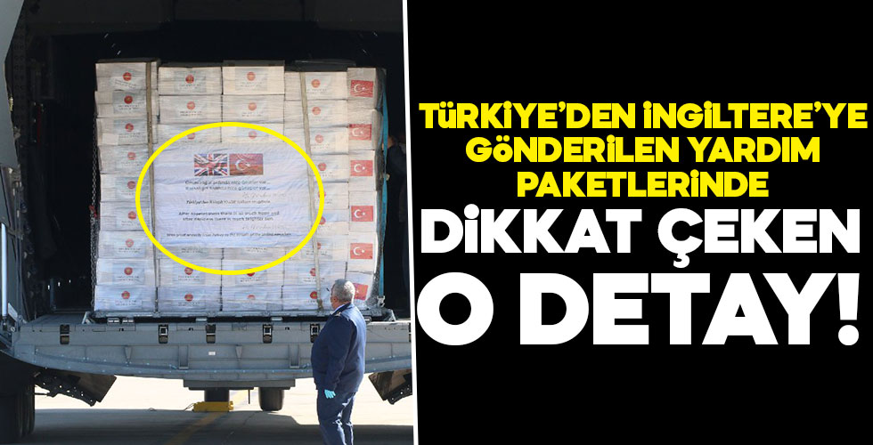 Türkiye'nin yardım paketlerindeki o detay!