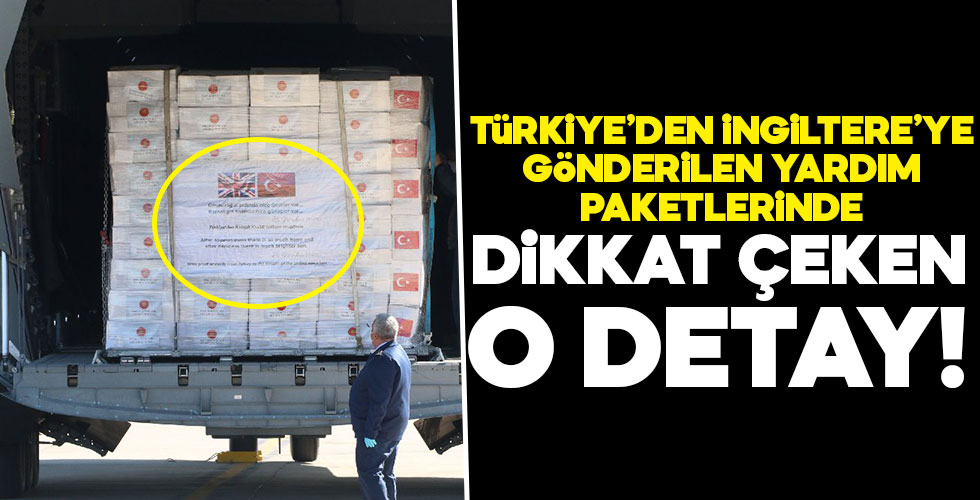 Türkiye'nin yardım paketlerindeki o detay!