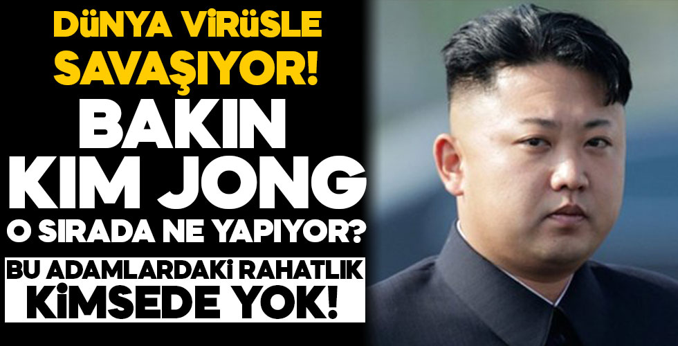 Virüs dünyayı tehdit ederken Kuzey Kore lideri Kim Jong-un bakın ne yaptı?