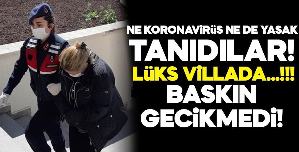 Lüks villaya kumarhane baskını!