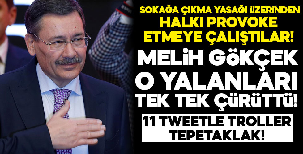 Melih Gökçek o yalanları bir bir çürüttü!