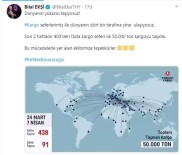 THY Korona Virüsle Mücadelede 2 Haftada 50 Bin Ton Kargo Taşıdı