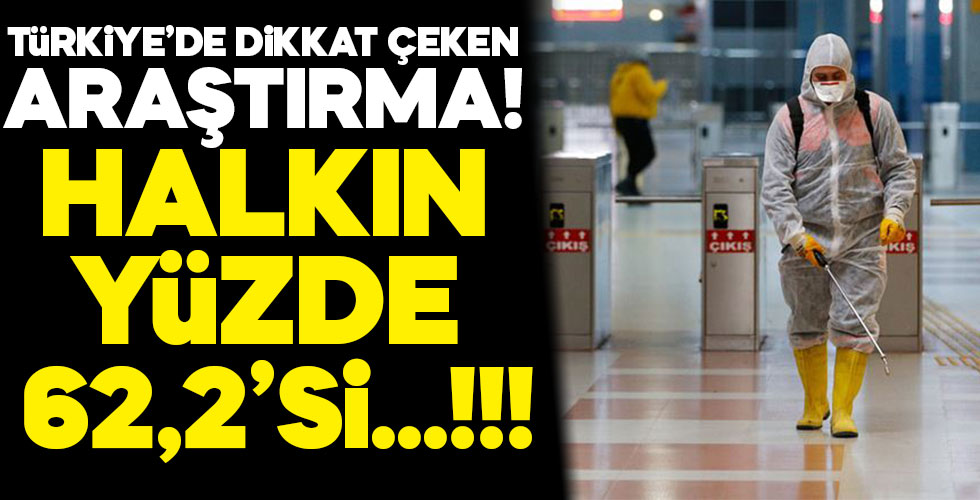 Türkiye'deki koronavirüs araştırması açıklandı!