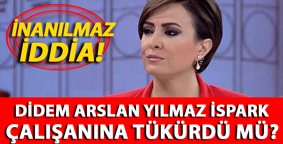 Didem arslan yılmaz ispark çalışanına tükürdü mü?!