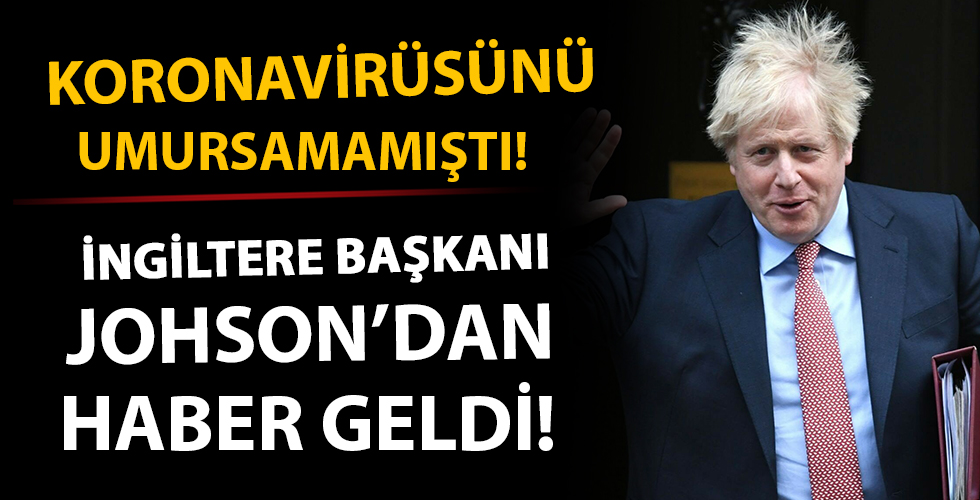 İngiltere Başbakanı Boris Johnson'ın son durumu...